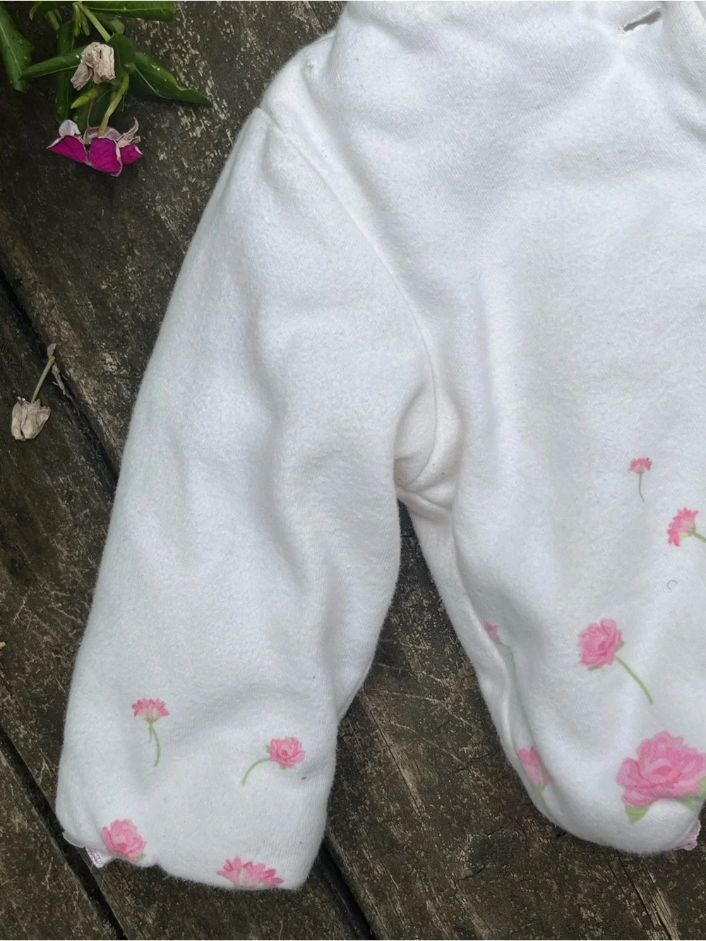 Disney Baby White & Pink Winnie the Pooh Embroidered Jacket/Coat